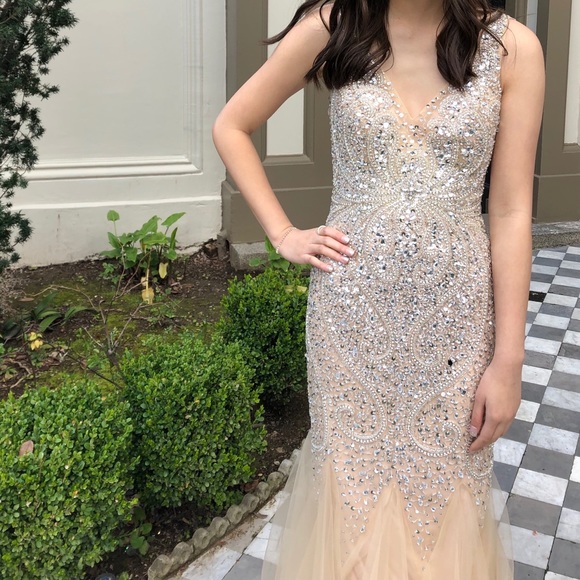 Gold Prom Dress - Picture 5 of 8